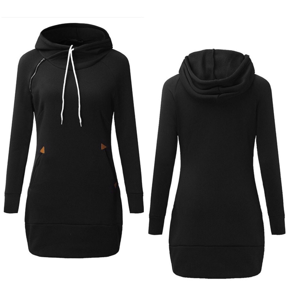 🌷SALE! STREET WEAR LIGHT GRAY HOODIE  DRESS/SHIRT - Picture 2 of 4